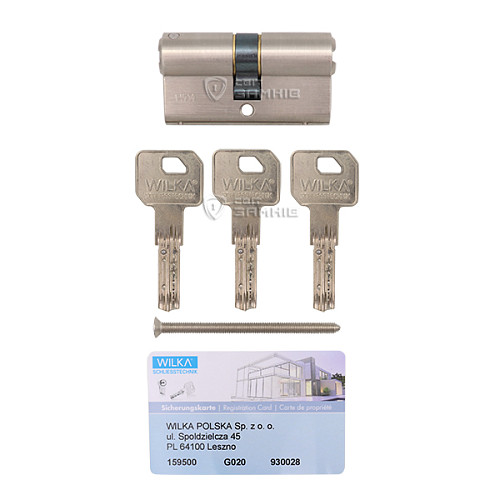 Циліндр WILKA 3600 Carat S3 100 (50*50) нікель - Фото №4