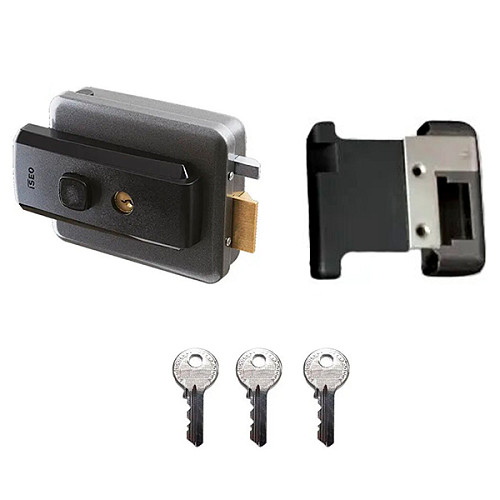 Електромеханічний замок ISEO 51N115 накладний (BS50/60/70/80мм) відкривання назовні - Фото №3