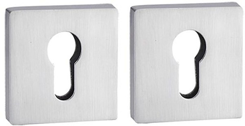 Накладки на серцевину MVM E1 MC матовий хром - Фото №2