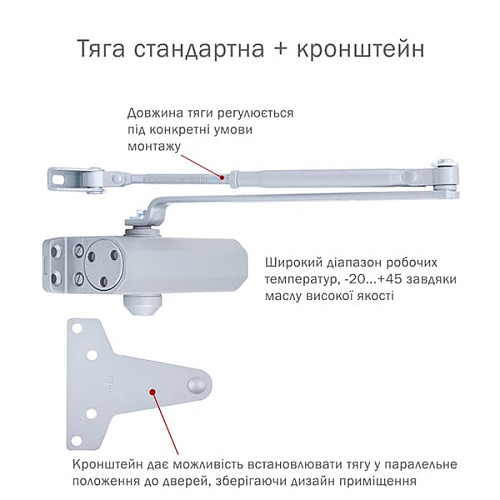 Дотягувач RYOBI 8803 UNIV до 65кг FIRE Сірий - Фото №5