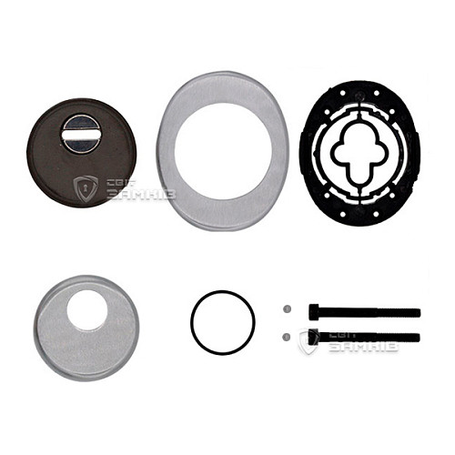 Протектор AZZI FAUSTO F23 Antitubo SB Widia 25 мм 85х70 матовий хром - Фото №4