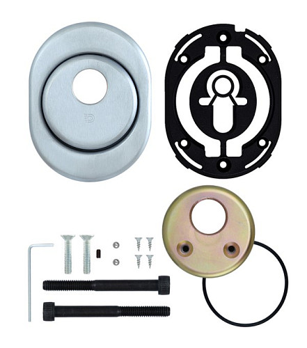 Протектор DISEC CONTRO CD2100 30 / 40мм хром матовый - Фото №4