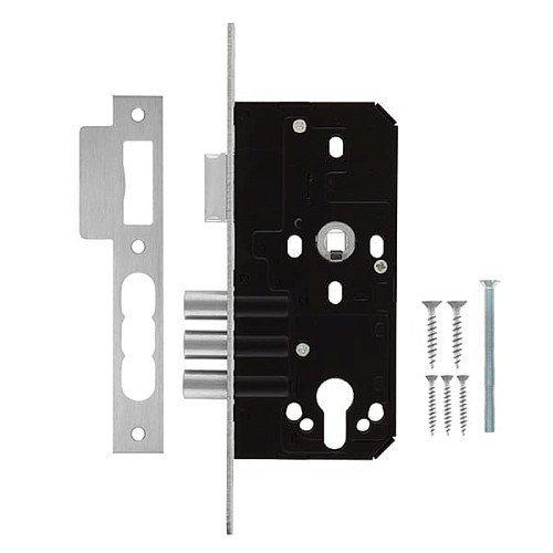 Механізм замка SANTOS 985 (BS50*85мм) матовий хром - Фото №6