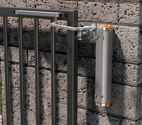 Доводчик для калитки LOCINOX Verticlose-2-wall с установкой на стену серый - Фото №3