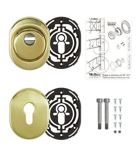 Протектор DISEC SFERIK BDS16 25мм латунь полірована - Фото №3