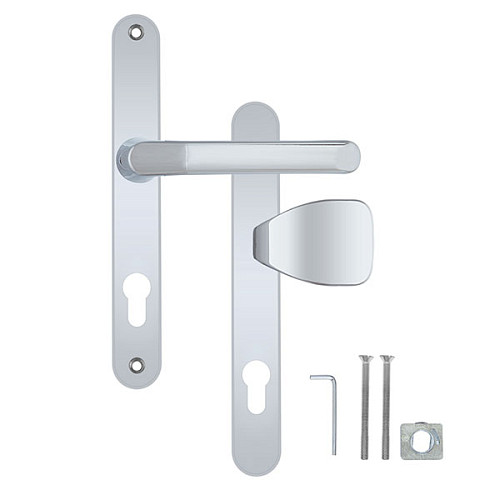 Ручки на планке ROSTEX Profile Z 85мм (57-62мм) фиксированная-нажимная хром полированный - Фото №6