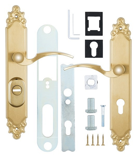 Ручки на планке с протектором ROSTEX Ozdobna R 90мм (38-45мм) титан PVD матовый - Фото №6