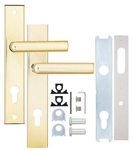 Ручки на планці ROSTEX 807 R 85мм (38-55мм) титан PVD - Фото №3