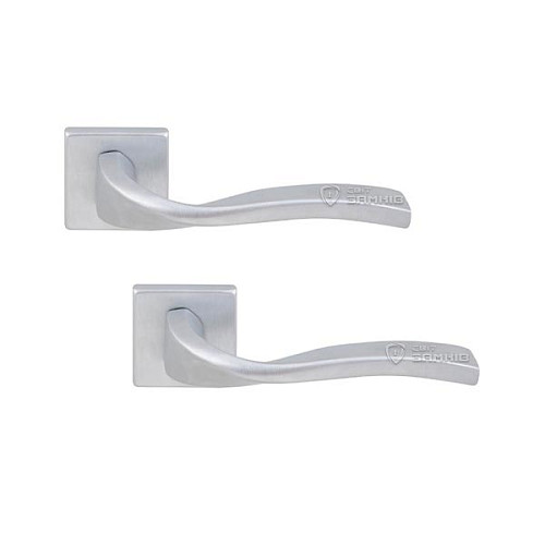 Ручки на розетте FIMET Vaiper 1401 (211B) F05 матовый хром - Фото №1