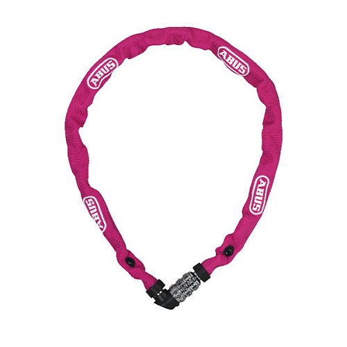 Замок для велосипеда ABUS 1200/60 Web с цепью 60 см кодовый Coral розовый - Фото №1