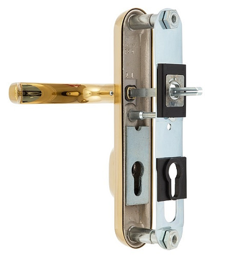 Ручки на планке с протектором ROSTEX Decor R 90мм (38-45мм) титан PVD матовый - Фото №5