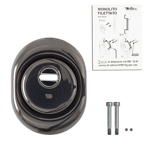 Протектор DISEC MONOLITO BD250 25 мм хром черный - Фото №6