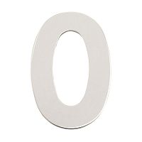 Цифра «0» нержавеющая сталь