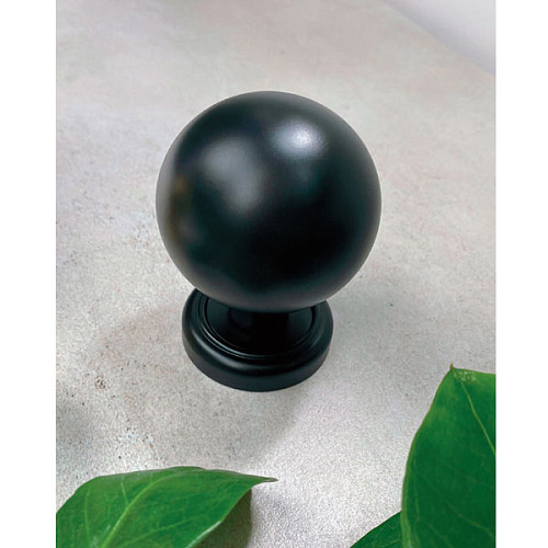 Ручка кноб FADEX Sfera Fixa PO14 фиксированная N52 черный матовый - Фото №2