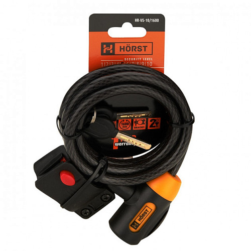 Замок для велосипеда HORST HR-V5-10/800 2 ключа - Фото №2