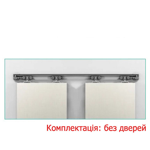 Раздвижная система OMGE Alutech 1400 длина 4 м на 2 полотна весом до 80 кг - Фото №1
