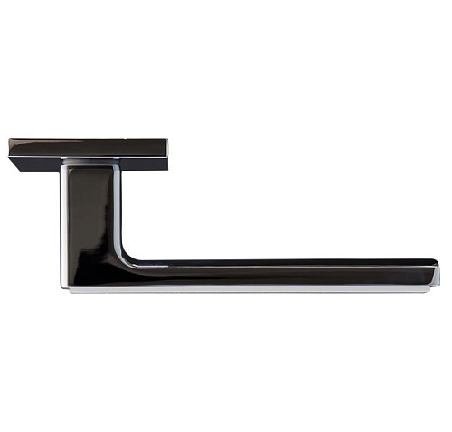 Ручки на розеті GAVROCHE Nikel Ni-Z25 W/CP біла емаль/хром - Фото №4