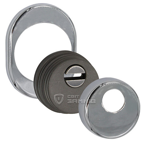 Протектор AZZI FAUSTO F23 Antitubo Widia 33 мм хром - Фото №2