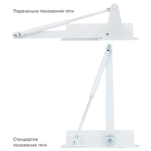 Доводчик RYOBI D-1504 UNIV до 80кг FIRE Белый - Фото №5