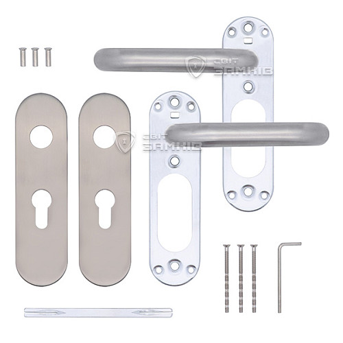 Ручки на планке SHERLOCK SH 4002B 55 мм нержавеющая сталь матовая - Фото №6