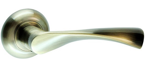 Ручки на розеті KEDR R10.023-AL AB бронза - Фото №2