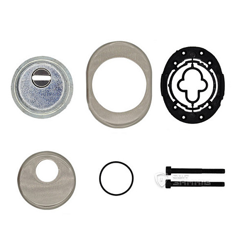 Протектор AZZI FAUSTO F23 ANT з юбкою 25 мм нікель сатин - Фото №4