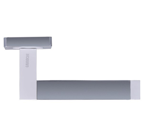 Ручки на розеті GAVROCHE Platinum Pt-Z3 W/CP біла емаль/хром - Фото №2