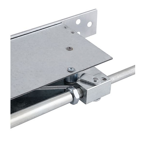 Механизм замка MUL-T-LOCK 415G двухсистемный (BS63 * 85мм) хром полиров. комплект + 2 протектора хром полированый - Фото №7