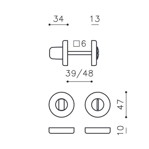 Вороток OLIVARI Verona R CR хром глянцевый - Фото №2