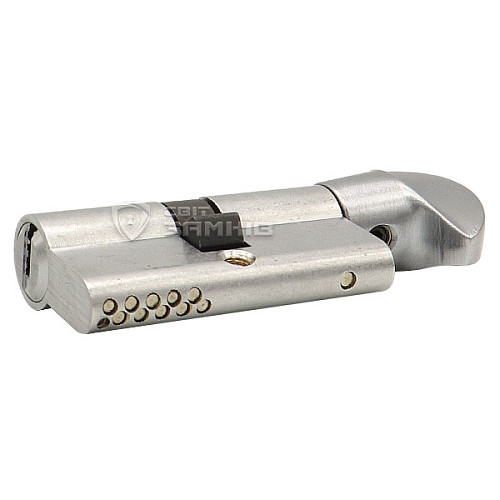 Цилиндр SECUREMME K2 100T (50*50T) матовый хром - Фото №3