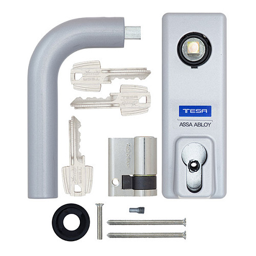 Ручка антипаніка на планці TESA Modular Vector 72 мм сірий з серцевиною - Фото №8