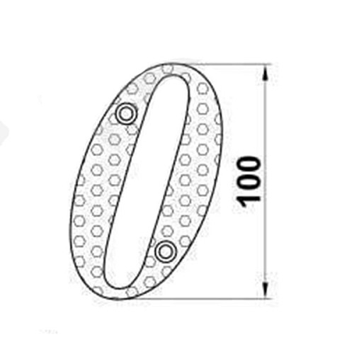 Цифра AMIG "0" черная - Фото №2