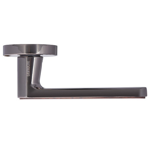 Ручки на розеті GAVROCHE Barium Ba-Z28 BN/BO чорний нікель/коричневий дуб - Фото №3