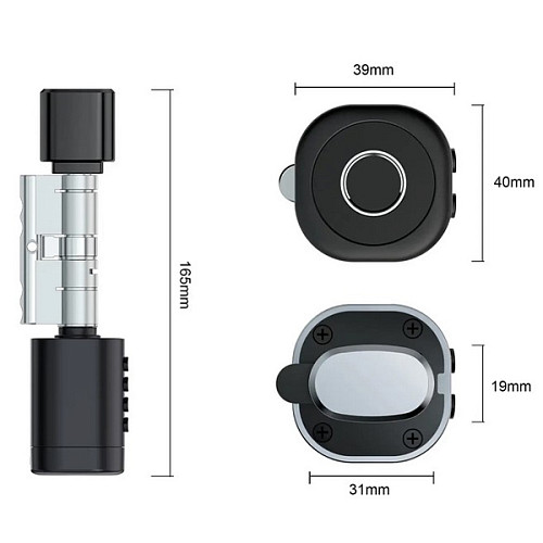 Розумний циліндр PES Cylinder 105T (55*50T) чорний - Фото №4