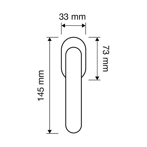 Ручка віконна LINEA CALI Libera стара бронза - Фото №2