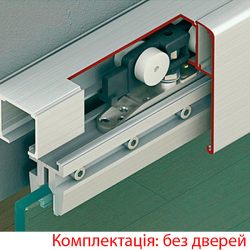 Раздвижная система SLIDO Classic 120-L 2 г на 1 полотно до 120 кг с доводчиком и ударопоглатителем - Фото №1