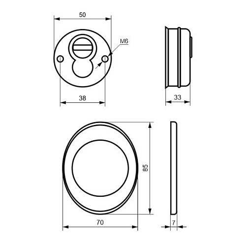 Протектор AZZI FAUSTO F23 Antitubo 33 мм 85х70 бронза - Фото №5