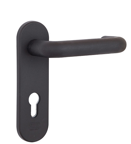 Ручки протипожежні на планці NEMEF 2916/02 black чорні - Фото №2