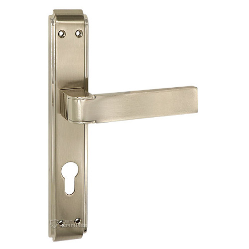 Ручки на планці OZCANLAR Alaska Yale 72 нікель сатин - Фото №2