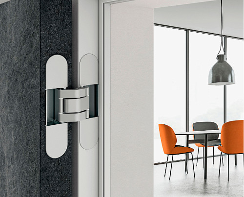 Завіс AGB Eclipse 2.1 матовий хром - Фото №2