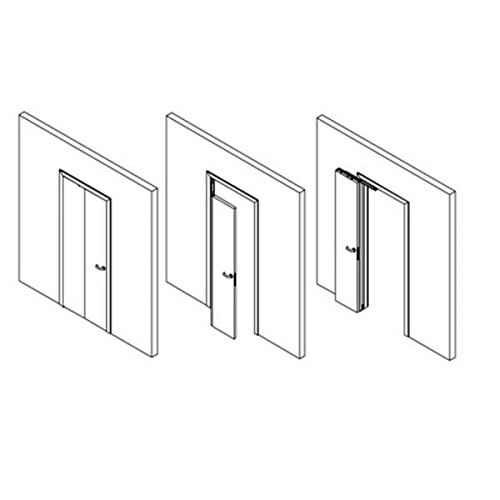 Раздвижная система Compack Living 180 ° F70 на 2 полотна до 50 кг правая - Фото №4