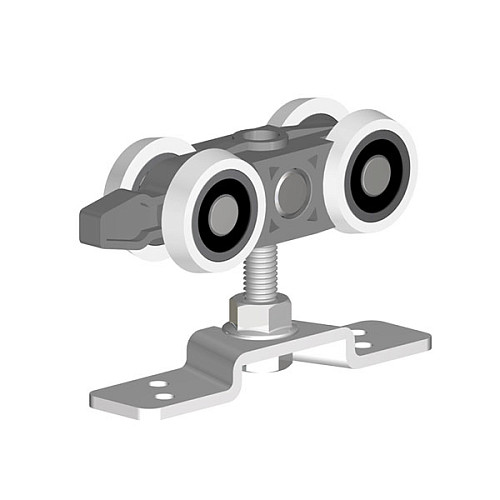 Раздвижная система VALCOMP Atena AT20 длина 2 м на 1 полотно до 80 кг с односторонним доводчиком - Фото №8