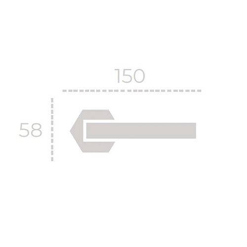 Ручки на розеті FORME Atlas 159R O01 золото 24К - Фото №3