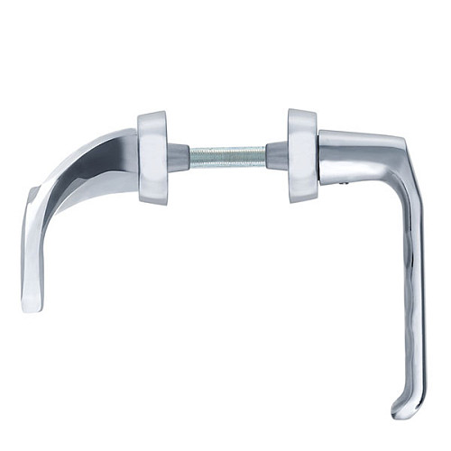 Ручки на планке ROSTEX Profile Z 85мм (57-62мм) фиксированная-нажимная хром полированный - Фото №5