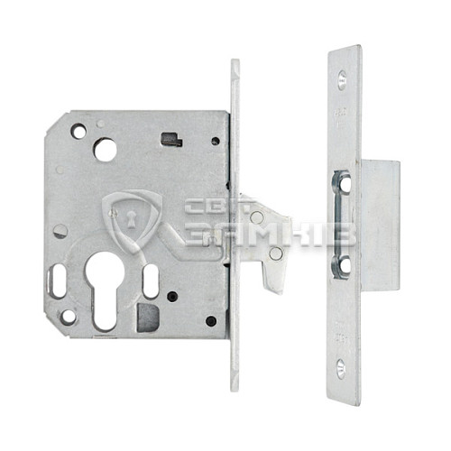 Механизм замка ABLOY 4232 (BS56мм) матовый хром + обратная планка 0036 - Фото №4