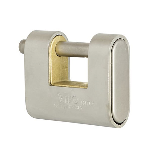 Замок навісний VIRO PANZER ST.STEEL 4117.Х (3 ключа) - Фото №2