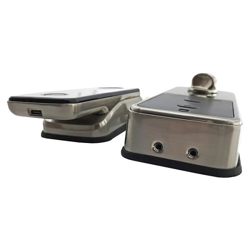 Умный замок PES David накладной нержавеющая сталь - Фото №2