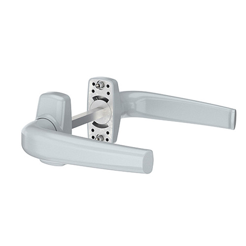 Ручки на розеті MEDOS Merkury натискна-натискна біла - Фото №2