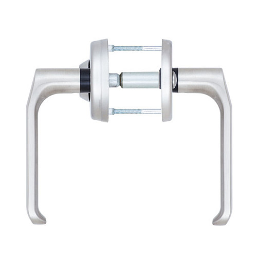 Ручки на планці з протектором ROSTEX Universal R 72мм (38-55мм) нержавіюча сталь матова - Фото №5