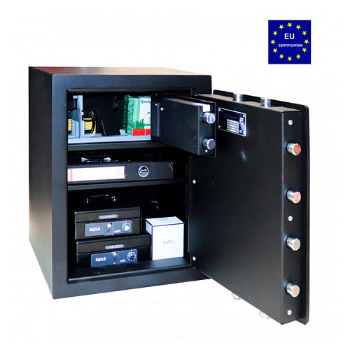 Сейф взломостойкий GRIFFON CLE I.55.FP BLACK - Фото №3